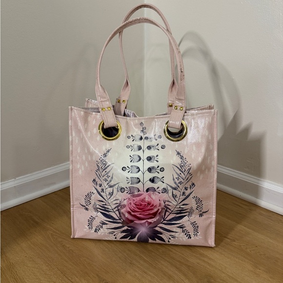 Papaya Handbags - Papaya Pink Floral Tote